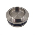 GUIDA 712526 Stainless Steel Brushed Sliding Door Knob for Bathroom, Shower, and Glass Door - Round Pull Knob1