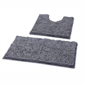 Bathroom Anti Slip Chenille U Shape Bath Mat1