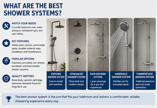 What Are the Best Shower Systems?
