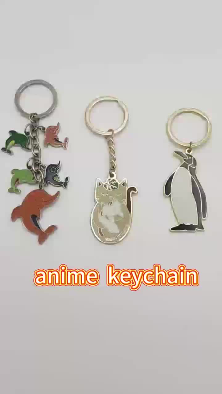 Metal de keychain de anime