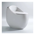 Modern Egg-Shaped WC Toilets with Siphon Jet Flushing One-Piece Ceramic Bowl1