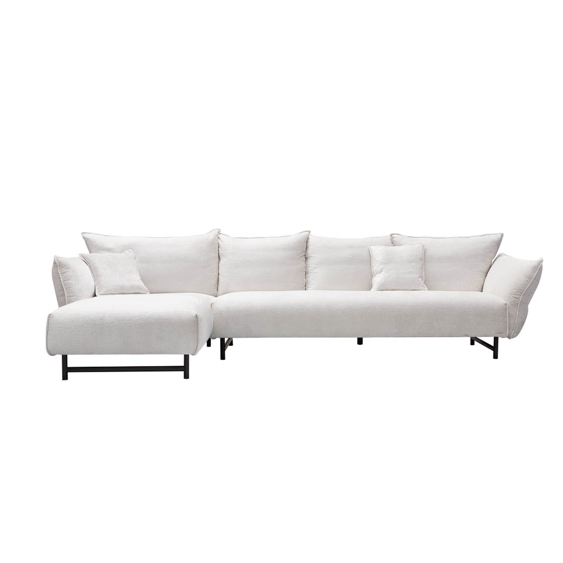 Nordic Light Luxury Włoski Villa Arc salon sofa biała kaszmirowa sofa mała rodzina kreatywna sofa set 1