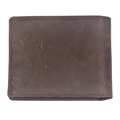 Crazy Horse Leather Vintage Style Short Bifold Card Cash Wallet1