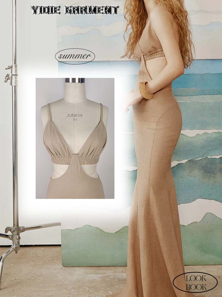 Strap Sexy Split Women Dress