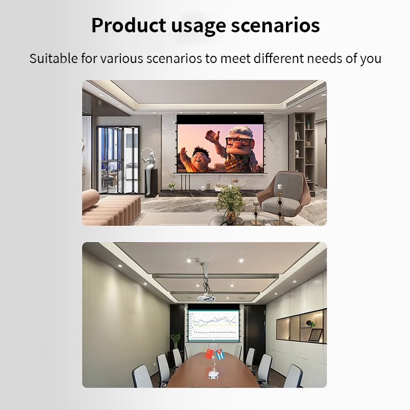 Electric In-Ceiling Screens Projection Screen HD