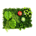Linwoo UV Proof Green Wall Fabric Plant Hanging Orchid Outdoor Green Artificial Wall Plant1