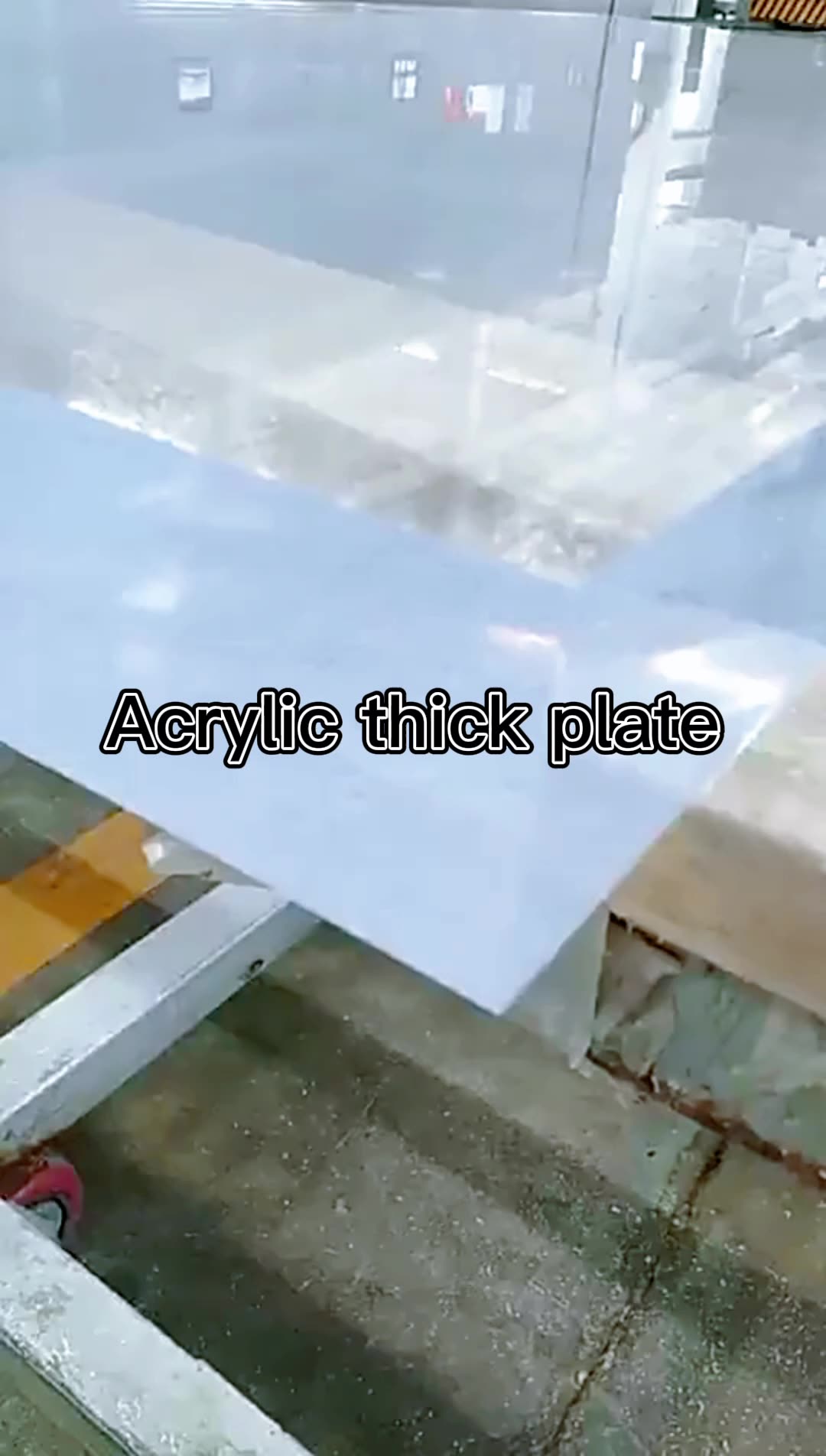 Μη κιτρίνιση πυκνό πηγή ακρυλικό γυαλί για plexiglass εξωτερική πισίνα τοίχο Acrylic1