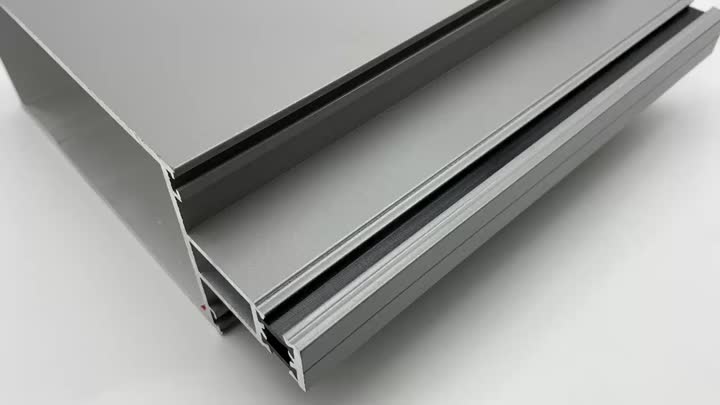 profil aluminium dinding tirai