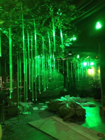 Can fiber optic lights be dimmed or controlled?