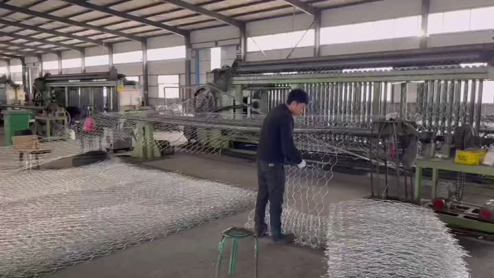 Galvanizli gabion ağ