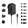 EU, USA, UK, AUS Plugs Interchangeable Pins Power Adapter DC 12V 2A1