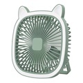 1200mAh USB Portable Rechargeable Fan with Lamp - Perfect for Camping, Office, Bedroom Gifts1
