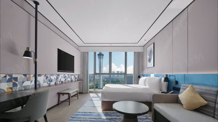 Case de muebles de Hilton Hotel 8
