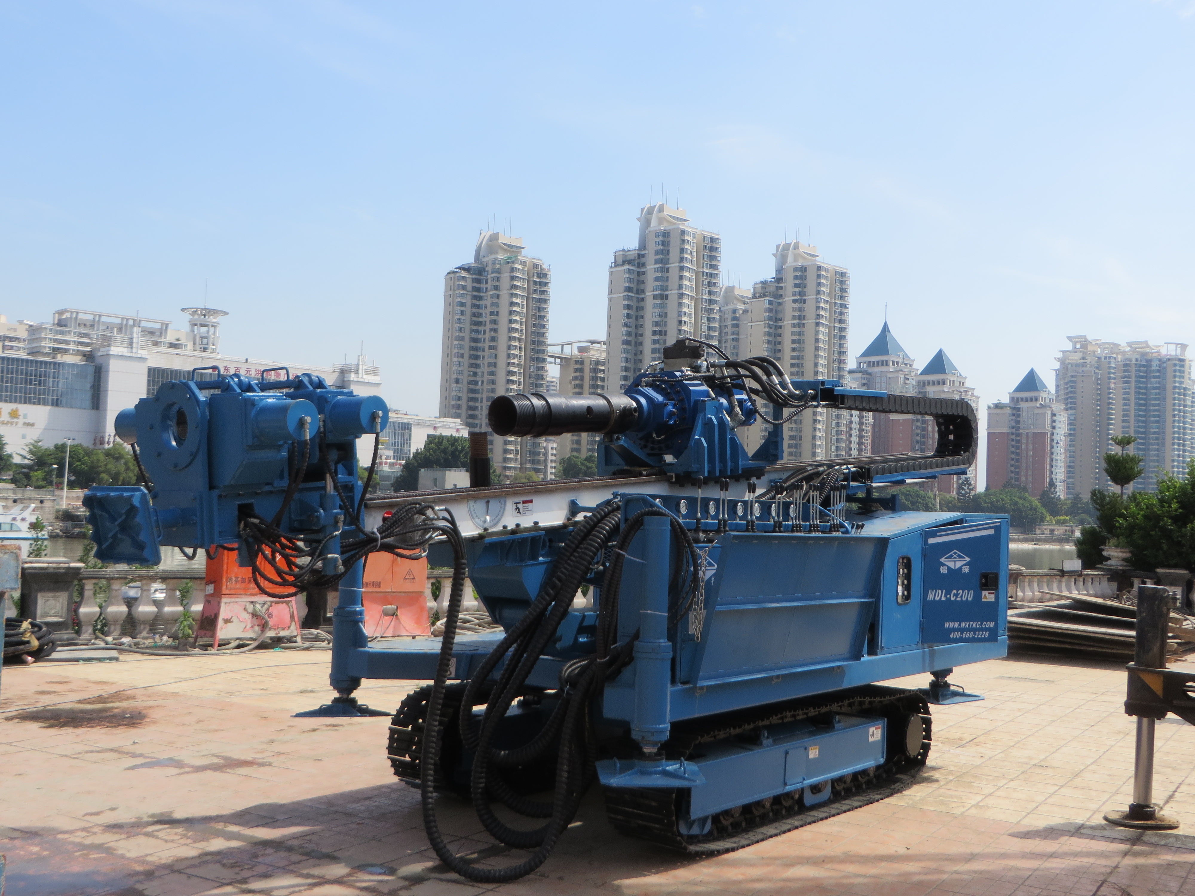 MDL-C200 -double pipe drilling machine