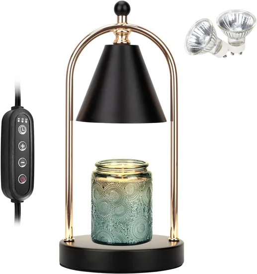 Lámpara de vela atenuable elegante para acogedor ambiente de dormitorio1