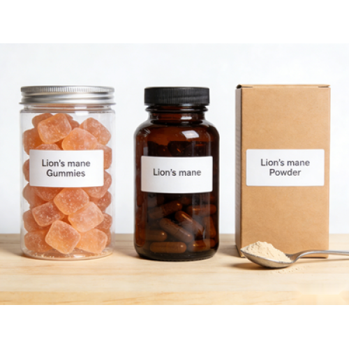 Gomitas de melena de león, cápsulas o polvo: ¿qué formato funciona mejor?