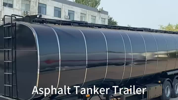 Bitumen -Asphalt -Tankanhänger
