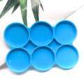 INTODIY Six Round Phone Stand Silicone Mold for Epoxy Resin Jewelry Making1