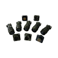 MS3116F 6 Pin Male Female Round Connector - MIL-C-264821