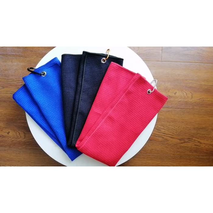 microfiber waffle golf towel 