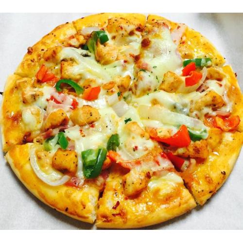 Die Produktionsmethode von 8-Zoll-handgefertigter gemischter Pizza