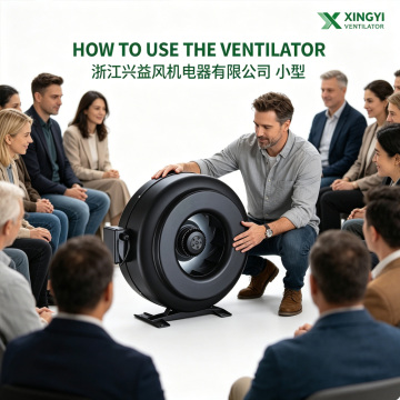 High-Performance Circular Inline Duct Fan for Ventilation Systems