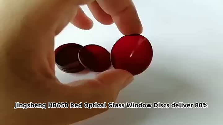 Discos de cristal rojos infrarrojos del filtro óptico del paso largo HB650 KC15 R-66