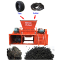 Mini portable mobile tire shredder machine,tire scrap shredding machine1