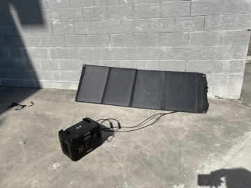 solar panel charge power station