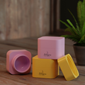 5G Hot Selling Plastic PS Empty Mini Square Cosmetic Clear Eye Cream Jar Lip Scrub Container1