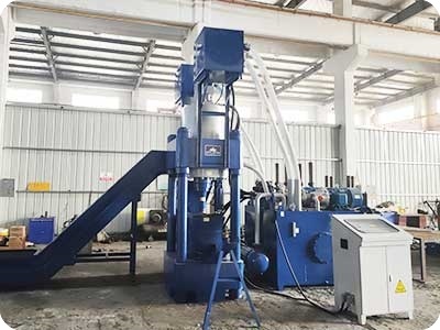 Chips de acero máquina compactor