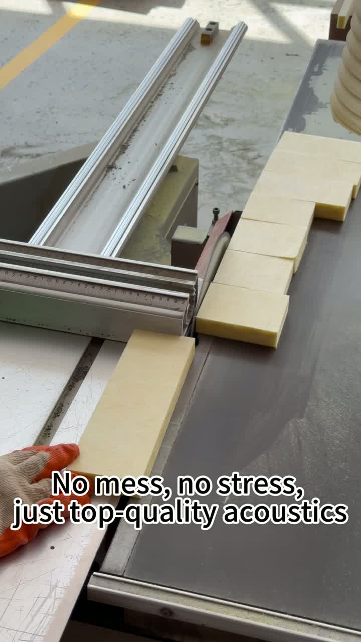 Painéis acústicos de tecido