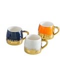 Coffee and Tea Mugs, 350ml, Porcelain, Multicolor, Kitchen Gift for Boyfriend or Girlfriend1