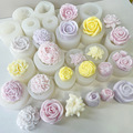YS Factory Wholesale Scented Candle Molds - Silicone 3D Candle Making Molds for Plaster and Concrete1