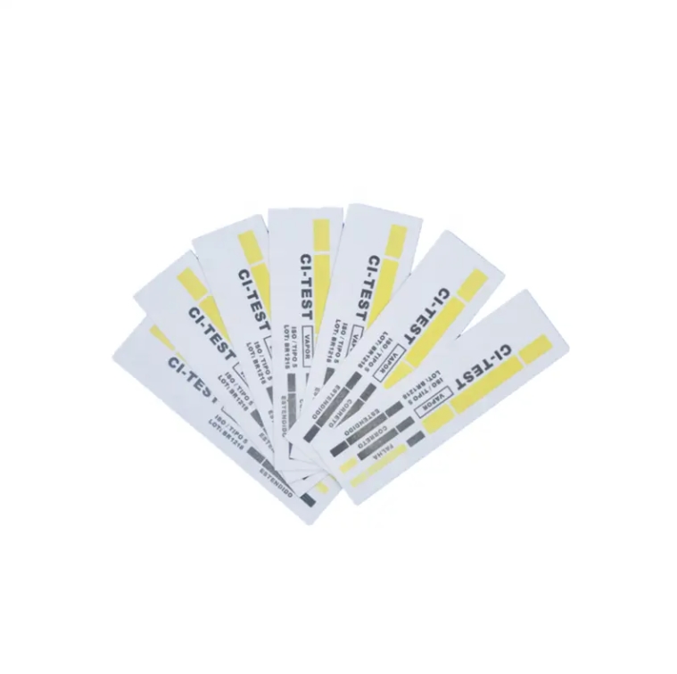 Sterilization indicating cards & tapes