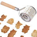 Rolling Baking Mold Cookie Cutter Set: Reusable Roller Biscuit Cutter with 32 Embossed Animal Stamps1