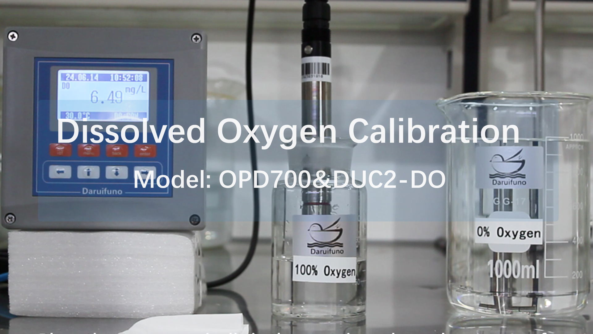 Dissolved Oxygen Sensor Calibration Method
