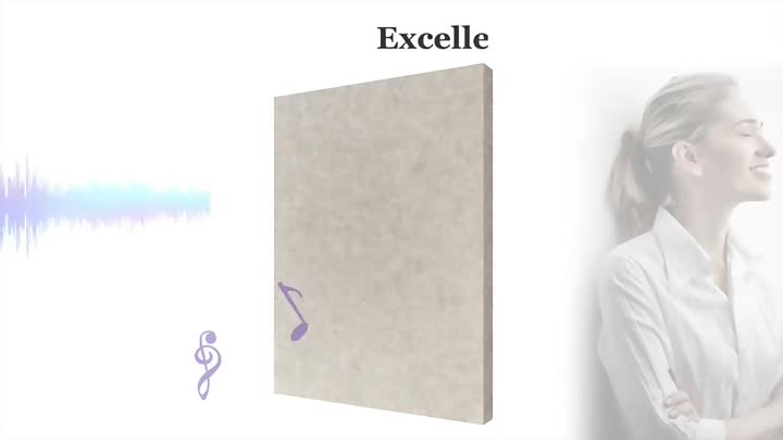 Acoustic panels polyester