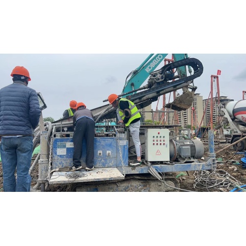 Rig penggerudian tekanan tinggi MDL-150H di Projek Changzhou