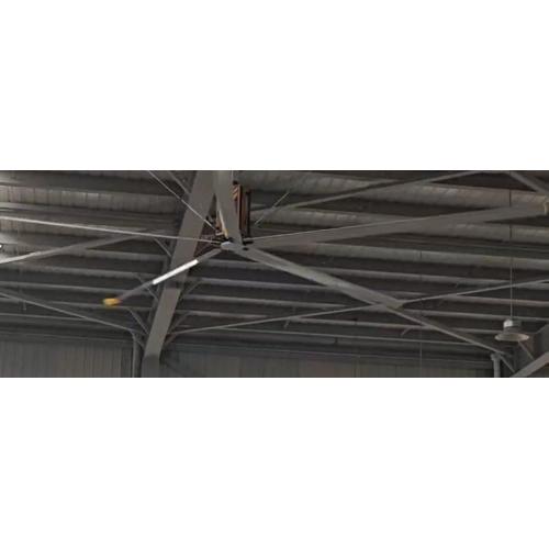 HVLS -Lüfter Luftvolumen und Deckungsbereich