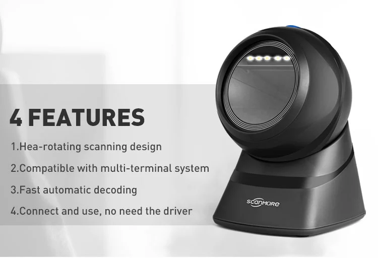 Desktop omnidirectional scanner