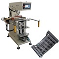Semi-Auto 2-Color Plastic Container Crate Rotary Pad Printing Machine1
