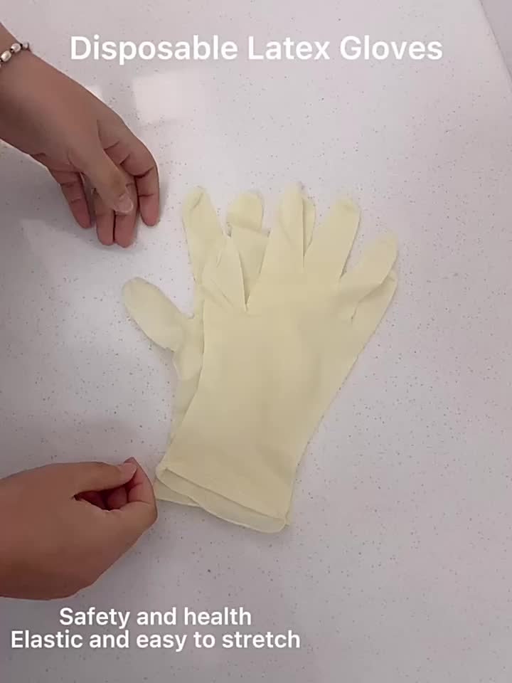 Gants domestiques en caoutchouc latex travail de sécurité gants à main1
