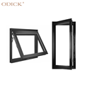 Double glass windows awning thermal break aluminum alloy jalousie windows aluminum awning glass windows1