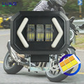 Off Road Triple Row Spot Flood Combo Super Bright Ip68 Waterproof Led Light Bar Pod Work Lights For Golf Cart Jeep Atv Utv1