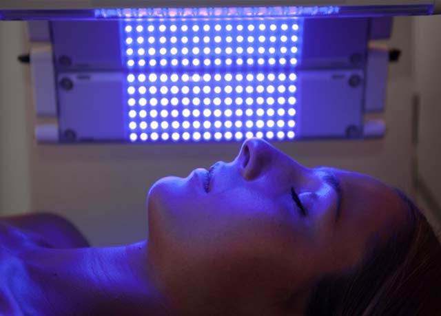 Blue Light Therapy Treatment for Acne