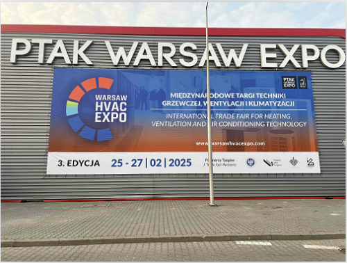 Präsentiert erfolgreich Innovationen auf der 2025 Warschauer HVAC & Refrigation Expo