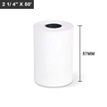2 1/4" 50' Feet White Thermal Paper Cash Register Pos Thermal Paper Roll Thermal Paper Roll 57X38 For Pos Atm Bank1