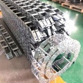 CNC Metal Cable Cable Steel Drag Cable Carriers Carriers από ανοξείδωτο χάλυβα αλυσίδα σύρματος σιδήρου