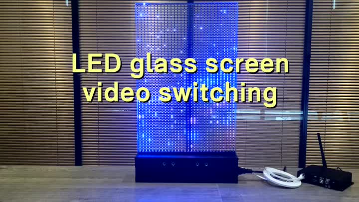 Tutorial de comutação de vídeo de vidro LED